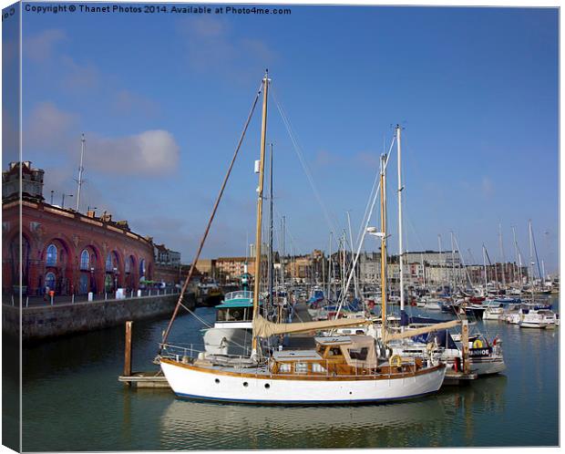  Ramsgate Royal Harbour Canvas Print by Thanet Photos