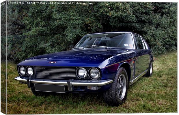  Jensen Interceptor Canvas Print by Thanet Photos