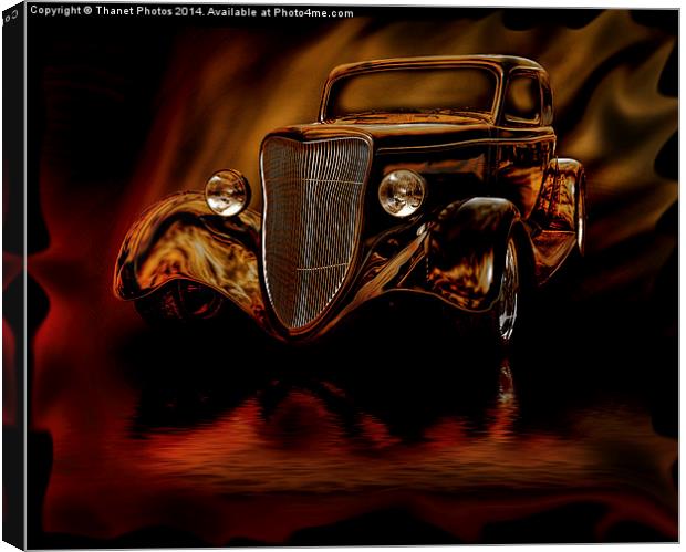  Ghost driver Canvas Print by Thanet Photos