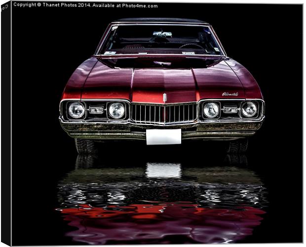 Oldsmobile Canvas Print by Thanet Photos