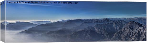  Dolomites Canvas Print by Thanet Photos