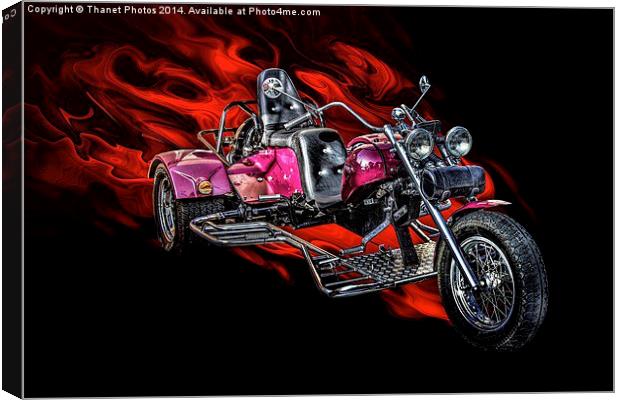  Custom trike  Canvas Print by Thanet Photos