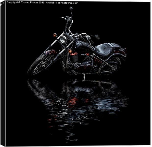  Custom bike 2 Canvas Print by Thanet Photos