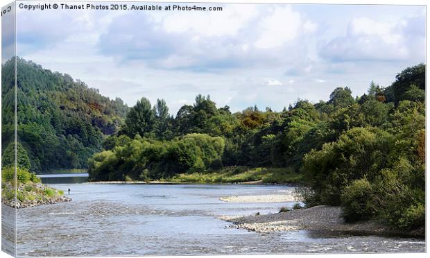  River Tay at Dunkeld Canvas Print by Thanet Photos