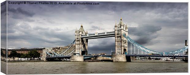  Tower Bridge       Canvas Print by Thanet Photos