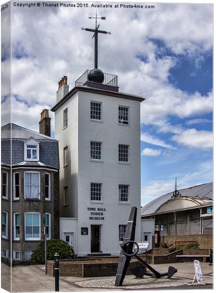  Time Bell Tower Canvas Print by Thanet Photos