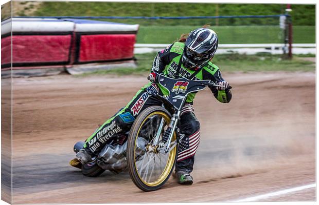  Speedway Canvas Print by Thanet Photos