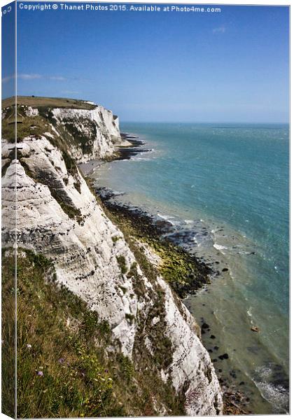  The White cliffs of Dover Canvas Print by Thanet Photos