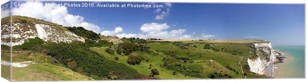  Dover panorama Canvas Print by Thanet Photos