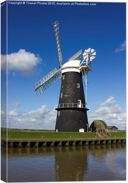  Windmill         Canvas Print by Thanet Photos