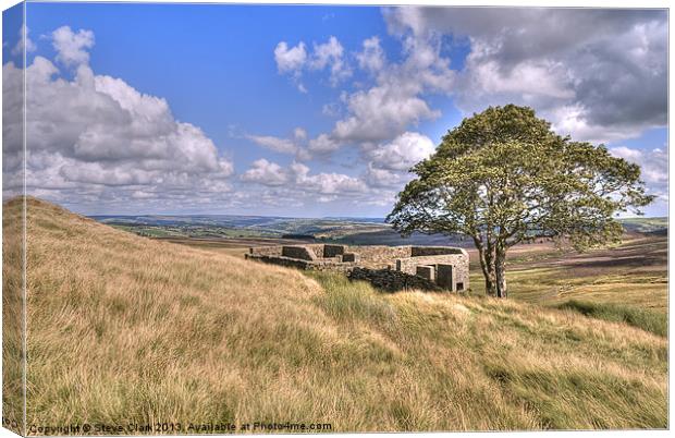 Top Withens Canvas Print by Steve H Clark