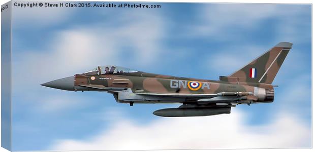  Battle Of Britain Typhoon Canvas Print by Steve H Clark