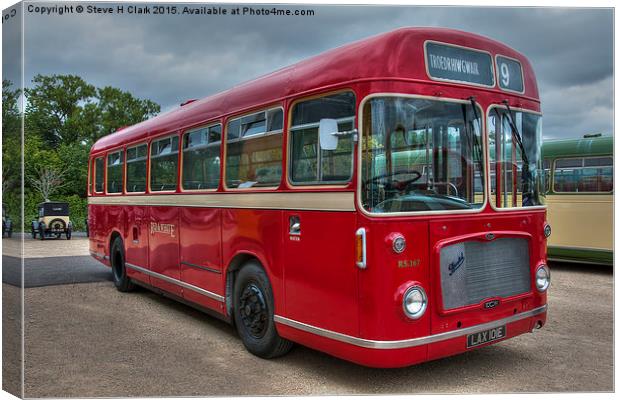  Red and White RS 167 - Bristol RESL6L  #2 Canvas Print by Steve H Clark
