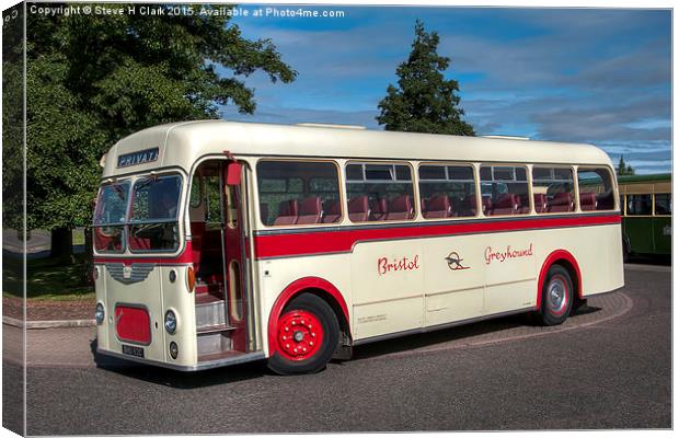  1965 Bristol Greyhound Canvas Print by Steve H Clark