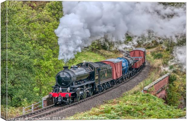 62005 K1 Class Goods Train Canvas Print by Steve H Clark