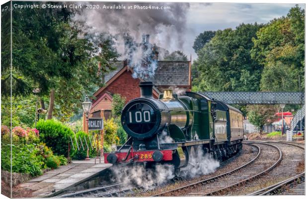 Great Western Railway Engine 2857 - 100th Birthday Canvas Print by Steve H Clark