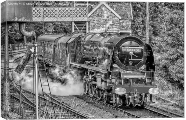 Duchess of Sutherland - Black and White Canvas Print by Steve H Clark
