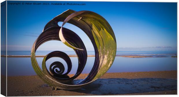 Mary's Shell Cleveleys  Canvas Print by Peter Stuart