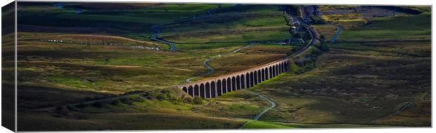  Ribblehead Viaduct Canvas Print by Peter Stuart