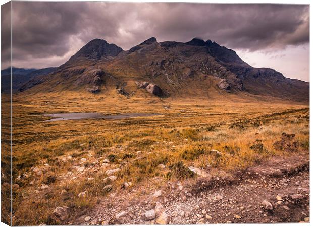  The Cullin of Skye Canvas Print by Peter Stuart