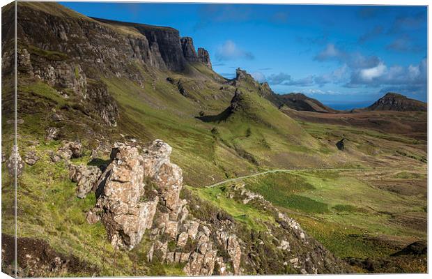  The Quiraing, Skye Canvas Print by Peter Stuart
