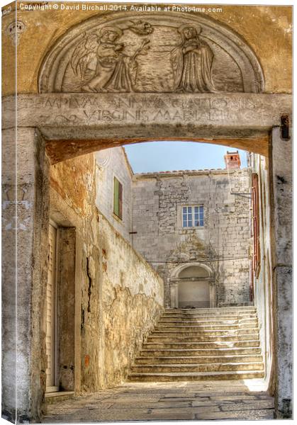 Dubrovnik Old Town Canvas Print by David Birchall