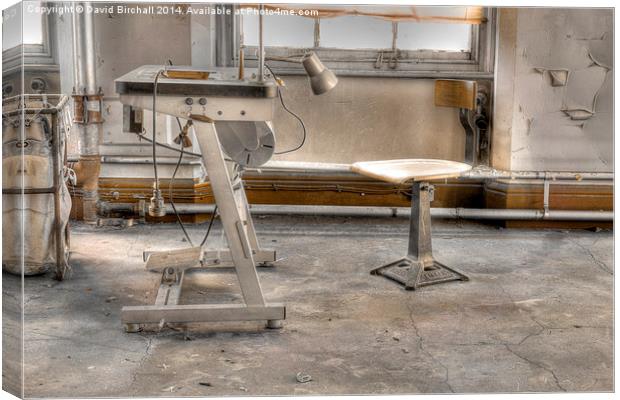 Abandoned Sewing Factory Canvas Print by David Birchall