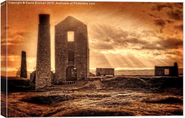  Haunted Britain - Magpie Mine Canvas Print by David Birchall