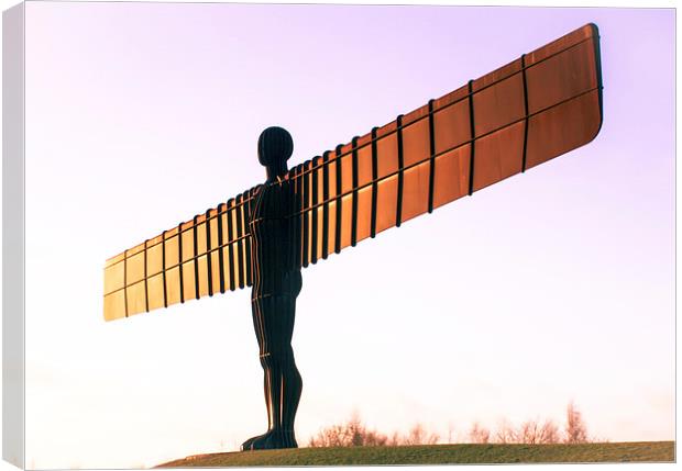  Angel of the North Canvas Print by Helen Holmes