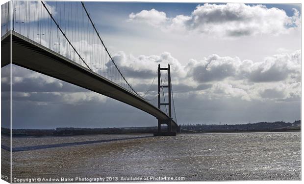 The Humber Bridge Canvas Print by A B