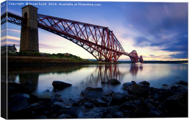 The Rail Bridge Canvas Print by bryan hynd