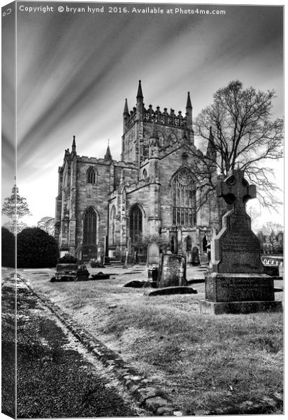 Dunfermline Abbey long exposure Canvas Print by bryan hynd