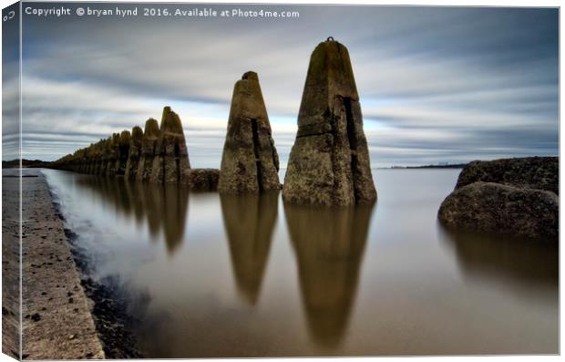 The Causeway at Cramond Canvas Print by bryan hynd