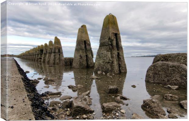 Cramond in Colour Canvas Print by bryan hynd