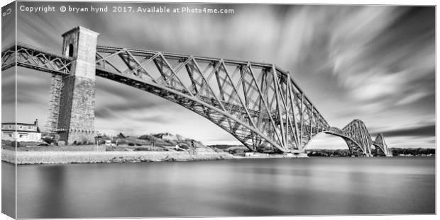 The Bridge Panorama Canvas Print by bryan hynd