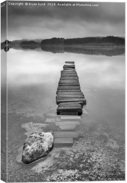 The Loch Canvas Print by bryan hynd