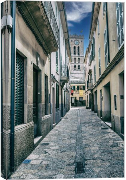 Carrer dels Angels Canvas Print by Perry Johnson