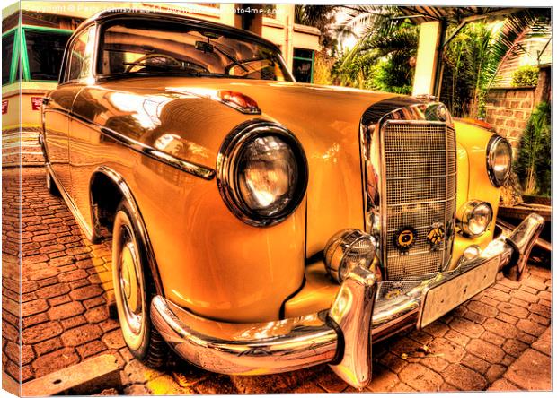 Old Man's Merc Canvas Print by Perry Johnson