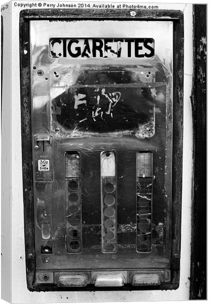  3x10=Cigarettes Canvas Print by Perry Johnson