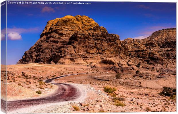  Road to Nowhere Canvas Print by Perry Johnson