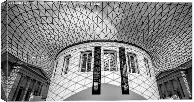 British Museum Canvas Print by Perry Johnson