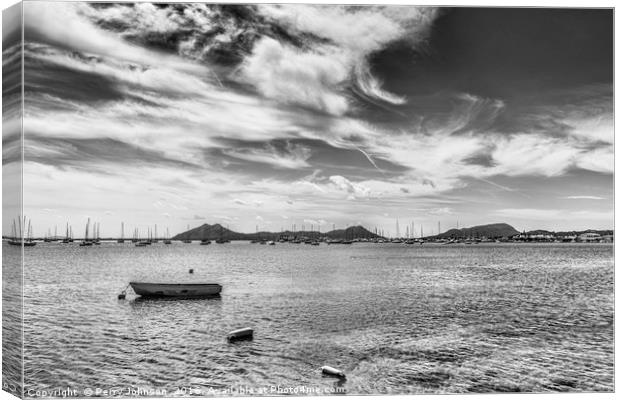Bay of Pollensa Canvas Print by Perry Johnson