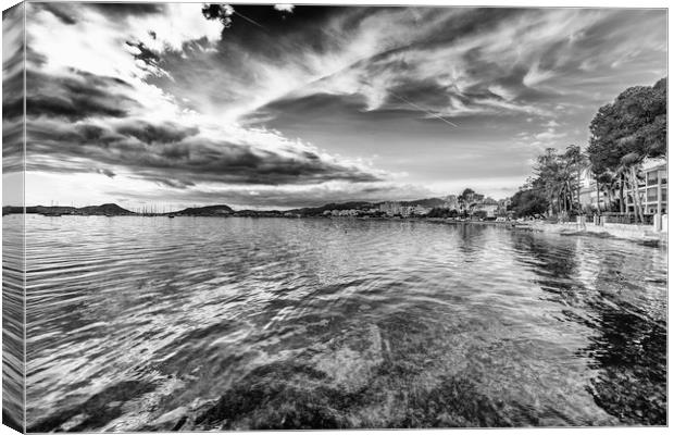 Sea of Glass Canvas Print by Perry Johnson