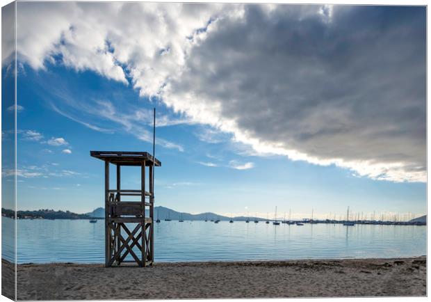 Life Guard Canvas Print by Perry Johnson