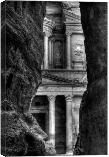 Petra Canvas Print by Perry Johnson