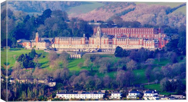 Britannia Royal Naval College Dartmouth Canvas Print by Peter F Hunt