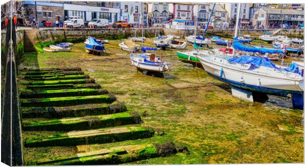 A Colourful Low Tide Canvas Print by Peter F Hunt