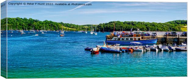 St Mawes Ferry To Falmouth Canvas Print by Peter F Hunt