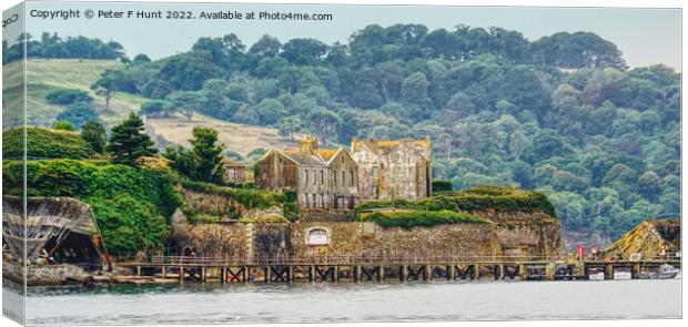 Drakes Island Plymouth 1 Canvas Print by Peter F Hunt