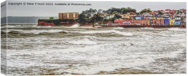 Winter Storms Are Starting  Canvas Print by Peter F Hunt